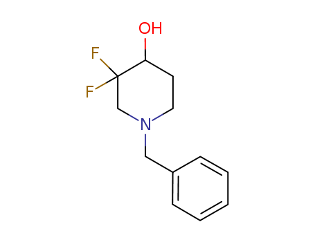 1-benzyl-3,3-difluoropiperidin-4-ol