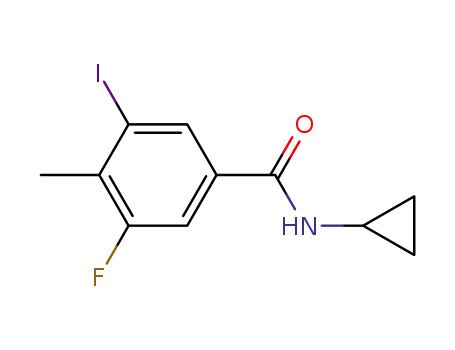 N-시클로프로필-3-플루오로-5-요오도-4-메틸벤즈아미드