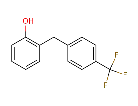 Molecular Structure of 660842-02-4 (Phenol, 2-[[4-(trifluoromethyl)phenyl]methyl]-)