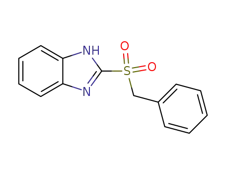 Molecular Structure of 100872-42-2 (2-(Benzylsulfonyl)-1{H}-benzimidazole)