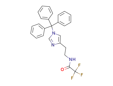 Molecular Structure of 312937-01-2 (2,2,2-trifluoro-N-(2-(1-trityl-1H-imidazol-4-yl)ethyl)acetamide)
