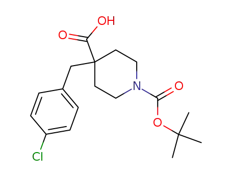 1-(Tert-butoxycarbonyl)-4-(4-chlorobenzyl)piperidine-4-carboxylic acid