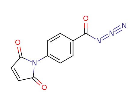 Molecular Structure of 58174-51-9 (N-[4-(azidocarbonyl)phenyl]maleimide)