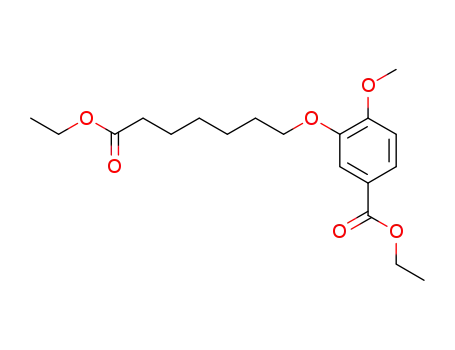 Benzoic acid, 3-[(7-ethoxy-7-oxoheptyl)oxy]-4-methoxy-, ethyl ester