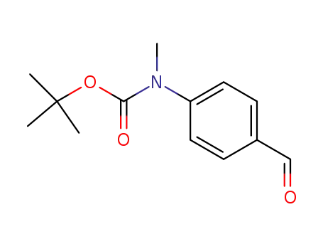 Molecular Structure of 780821-17-2 (Carbamic acid, (4-formylphenyl)methyl-, 1,1-dimethylethyl ester)