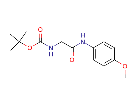 <(tert-butyloxycarbonyl)amino>-N-(4-methoxyphenyl)acetamide