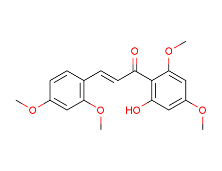 2-Propen-1-one,3-(2,4-dimethoxyphenyl)-1-(2-hydroxy-4,6-dimethoxyphenyl)-, (2E)-