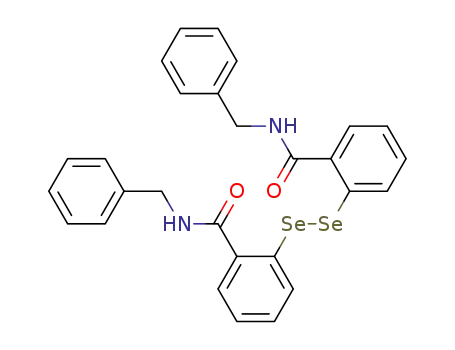 Molecular Structure of 106663-70-1 (Benzamide, 2,2'-diselenobis[N-(phenylmethyl)-)