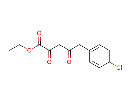 Molecular Structure of 595610-34-7 (5-(4-chlorophenyl)-2,4-dioxopentanoic acid ethyl ester)