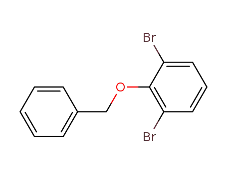 Molecular Structure of 122110-76-3 (2-(Benzyloxy)-1,3-dibromobenzene)
