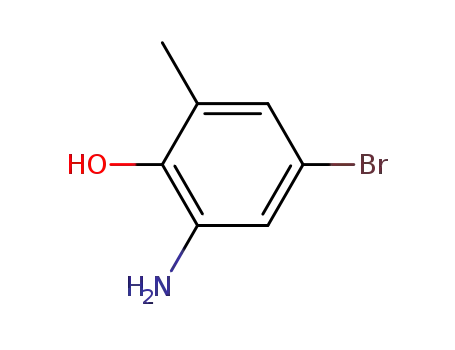 Molecular Structure of 343269-52-3 (5-Bromo-2-hydroxy-3-methylaniline)