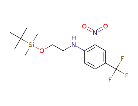 N-(2-((tert-butyldimethylsilyl)oxy)ethyl)-2-nitro-4-(trifluoromethyl)aniline