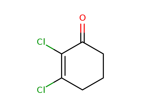 Molecular Structure of 120569-12-2 (2-Cyclohexen-1-one,  2,3-dichloro-)
