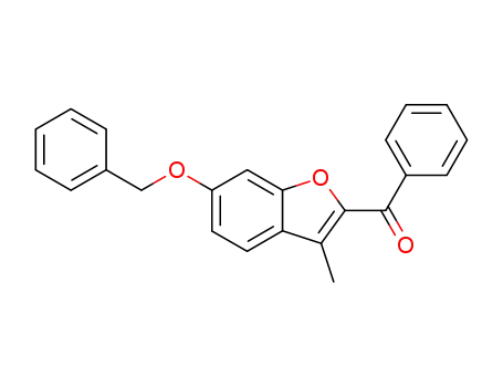 2-benzoyl-3-methyl-6-benzyloxybenzofuran