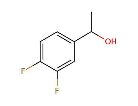 Molecular Structure of 321318-21-2 (Benzenemethanol, 3,4-difluoro-alpha-methyl- (9CI))