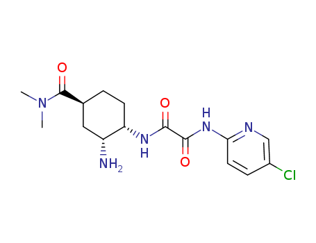 N1-{(1S,2R,4S)-2-Amino-4-[(dimethylamino)carbonyl]cyclohexyl}-N2-(5-chloropyridin-2-yl)ethanediamide