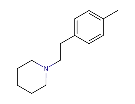 Molecular Structure of 7530-13-4 (N-[2-(4-methylphenyl)ethyl]piperidine)