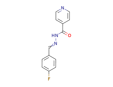 N-[(4-fluorophenyl)methylideneamino]pyridine-4-carboxamide cas  86189-87-9