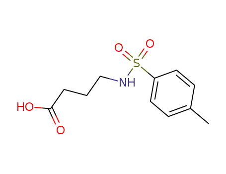 Molecular Structure of 1213-42-9 (4-{[(4-methylphenyl)sulfonyl]amino}butanoic acid)