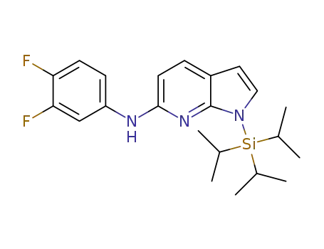 N-(3,4-difluorophenyl)-1-(triisopropylsilyl)-1H-pyrrolo[2,3-b]pyridin-6-amine