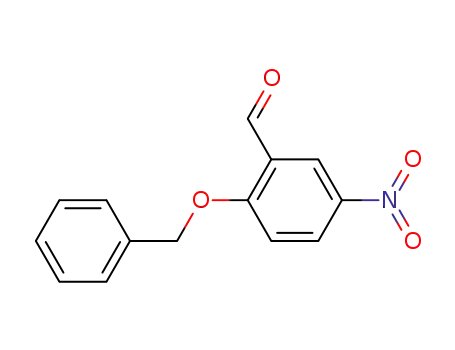 Molecular Structure of 204130-60-9 (2-(benzyloxy)-5-nitrobenzaldehyde)