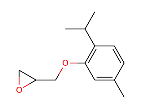Molecular Structure of 49645-94-5 (2-[(2-ISOPROPYL-5-METHYLPHENOXY)METHYL]OXIRANE)