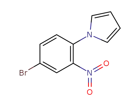 Molecular Structure of 1169610-77-8 (1-(4-bromo-2-nitrophenyl)-1H-pyrrole)
