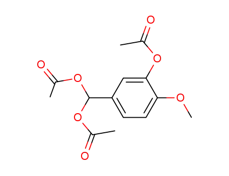 [3-(Acetyloxy)-4-methoxyphenyl]methanediyl diacetate
