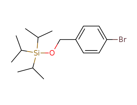 Molecular Structure of 181717-64-6 (4-(triisopropylsilyloxymethyl)bromobenzene)