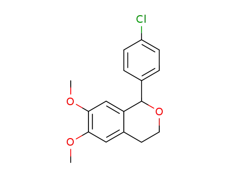 1H-2-Benzopyran, 1-(4-chlorophenyl)-3,4-dihydro-6,7-dimethoxy-