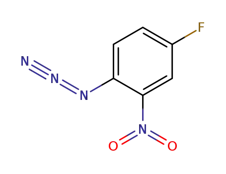 Molecular Structure of 67312-96-3 (4-FLUORO-3-NITROPHENYL AZIDE)
