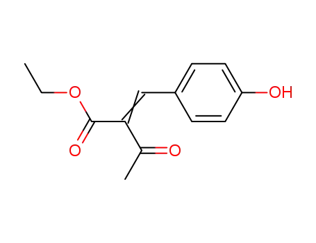 2-Acetyl-3-(4-hydroxy-phenyl)-acrylic acid ethyl ester
