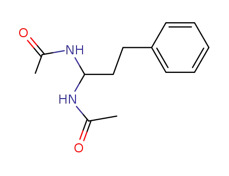 Molecular Structure of 14473-58-6 (N-(1-acetylamino-3-phenylpropyl)acetamide)