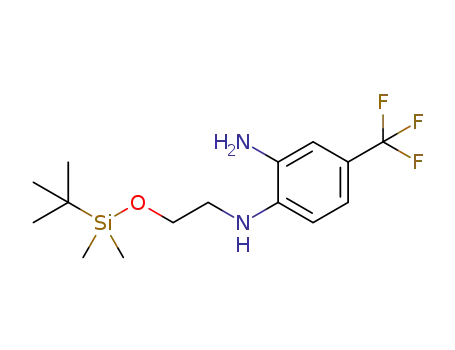 N<sub>1</sub>-(2-((tert-butyldimethylsilyl)oxy)ethyl)-4-(trifluoromethyl)benzenene-1,2-diamine