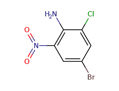 Molecular Structure of 34033-41-5 (4-Bromo-2-chloro-6-nitroaniline)