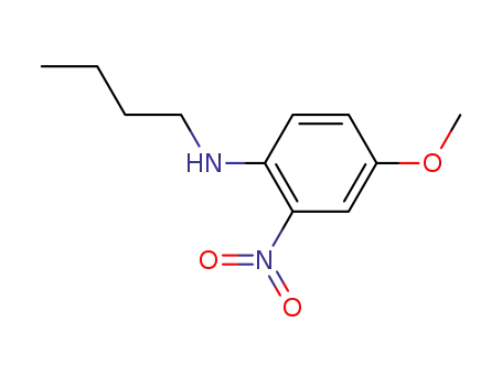 Benzenamine, N-butyl-4-methoxy-2-nitro-