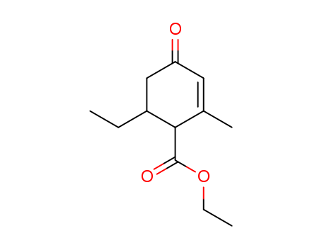 2-Cyclohexene-1-carboxylicacid, 6-ethyl-2-methyl-4-oxo-, ethyl ester