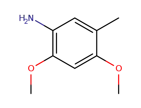 Molecular Structure of 82477-59-6 (Benzenamine, 2,4-dimethoxy-5-methyl-)