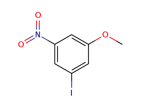 Molecular Structure of 79990-25-3 (1-iodo-3-Methoxy-5-nitrobenzene)