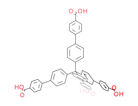 Molecular Structure of 1208241-38-6 (4',4'',4''',4''''-methanetetrayltetrabiphenyl-4-carboxylic acid)