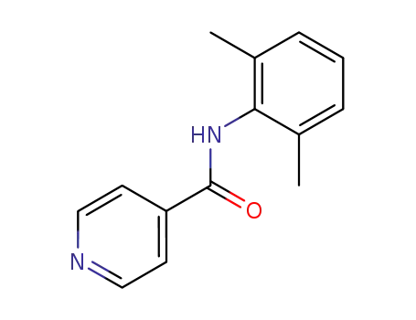 Molecular Structure of 68280-05-7 (4-PyridinecarboxaMide, N-(2,6-diMethylphenyl)-)