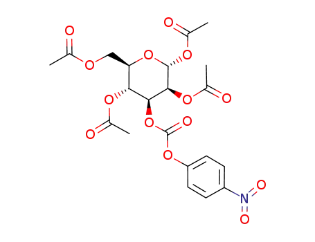 1,2,4,6-tetra-O-acetyl-3-O-((p-nitrophenyl)carbamoyl)-α-D-mannopyranose