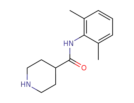 Molecular Structure of 109403-19-2 (N-(2,6-dimethylphenyl)piperidine-4-carboxamide)