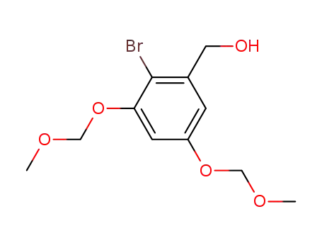 (2-bromo-3,5-bis(methoxymethoxy)phenyl)methanol