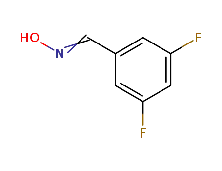 Benzaldehyde, 3,5-difluoro-, oxime (9CI)