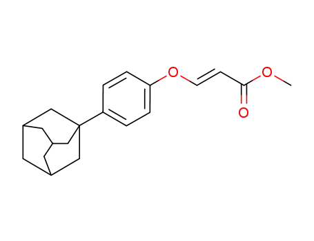 Molecular Structure of 1373443-26-5 ((E)-3-(4-adamantan-1-yl-phenoxy)-acrylic acid methyl ester)