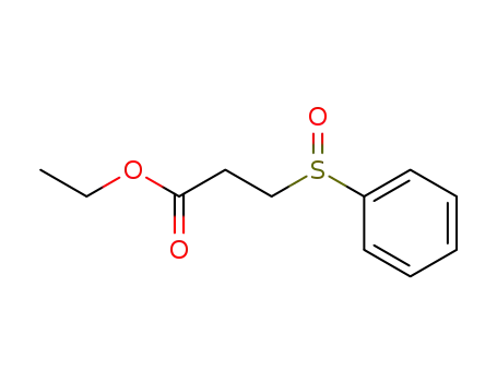 Molecular Structure of 53075-94-8 (ethyl 3-(phenylsulfinyl)propanoate)