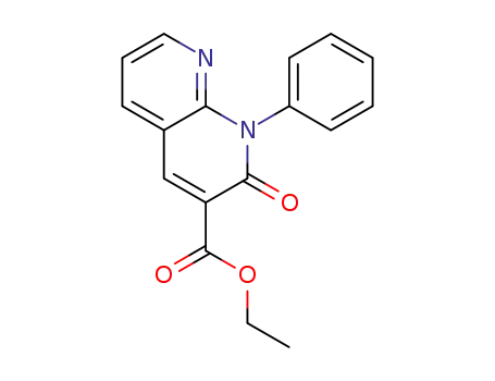 2-oxo-1-phenyl-1,2-dihydro-[1,8]naphthyridine-3-carboxylic acid ethyl ester