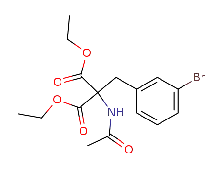 diethyl (acetylamino)<(3-bromophenyl)methyl>propanedioate