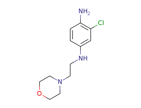 3-chloro-N<sup>1</sup>-(2-morpholinoethyl)benzene-1,4-diamine